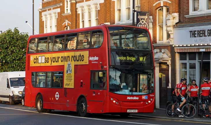 Metroline Alexander Dennis Enviro400 TE834